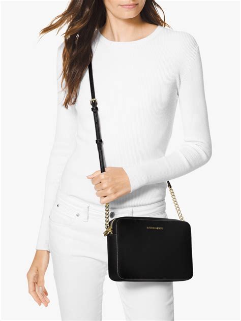 michael kors saffiano crossbody bag|Michael Kors saffiano leather bag.